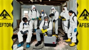 veiligheidsrichtlijnen asbestverwijderingsapparatuur opzoeken